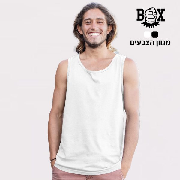 גופיית כותנה איכותית Box [הדפסה על צד אחד]